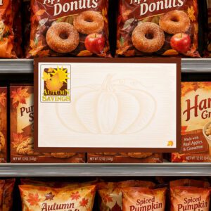 Autumn Savings Sign Card