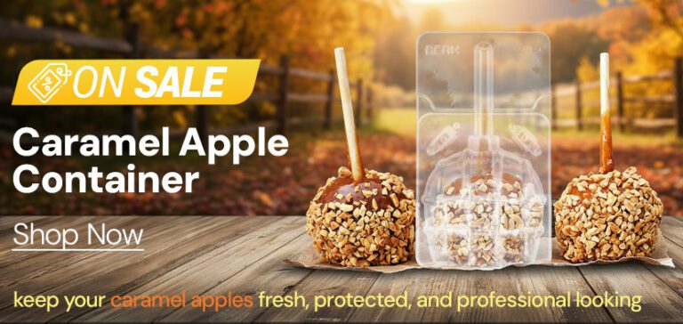 caramel apple containers now on sale