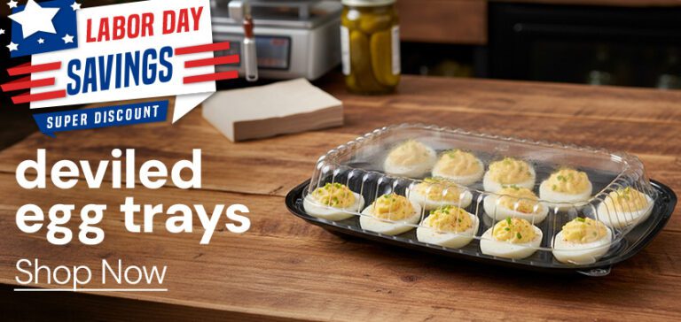 Deviled egg trays Labor Day Savings