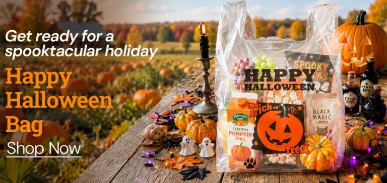 Shop our halloween take out shopping bag