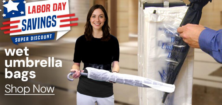 Wet Umbrella Bags Labor Day Savings