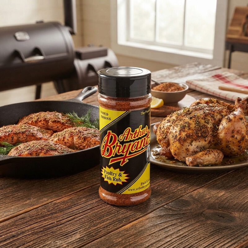 50604 Arthur Bryants Poultry & Fish Rub Arthur Bryants Poultry & Fish Rub 7oz